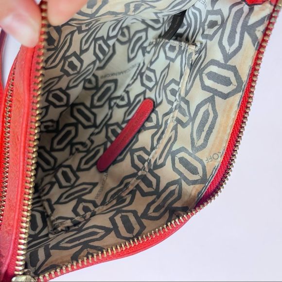 Rebecca Minkoff Crossbody Three Zip Rocker in Hot Red - Picture 5 of 7